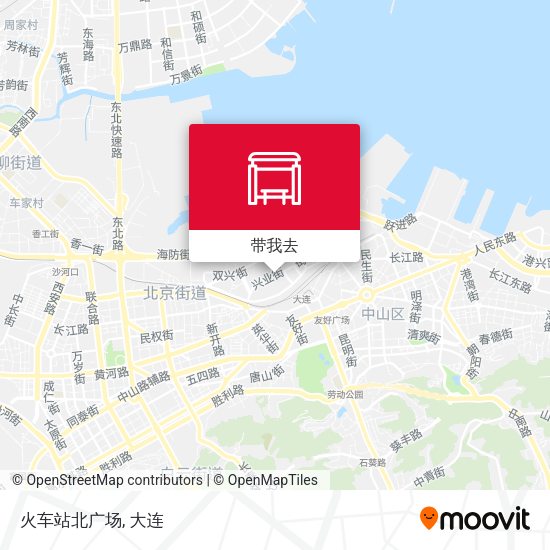 火车站北广场地图