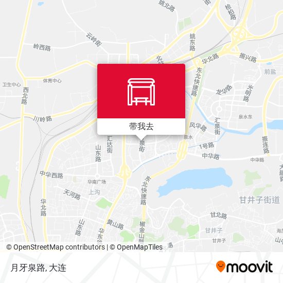 月牙泉路地图
