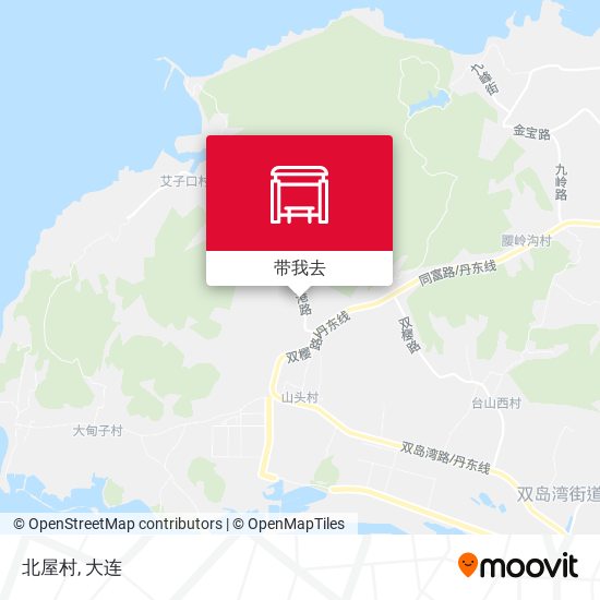 北屋村地图
