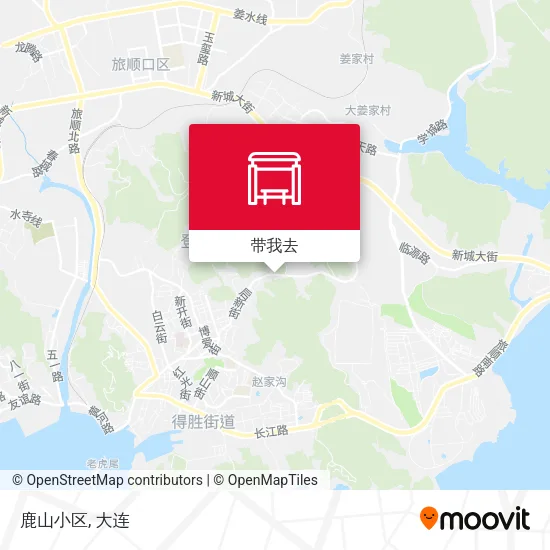 鹿山小区地图