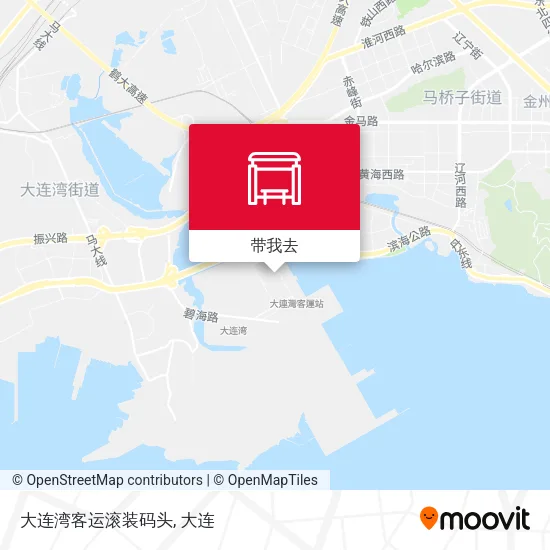 大连湾客运滚装码头地图