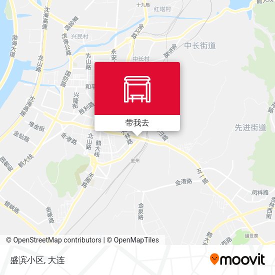 盛滨小区地图