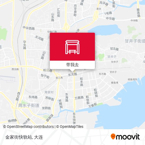 金家街快轨站地图