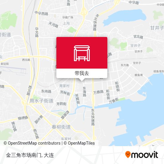 金三角市场南门地图