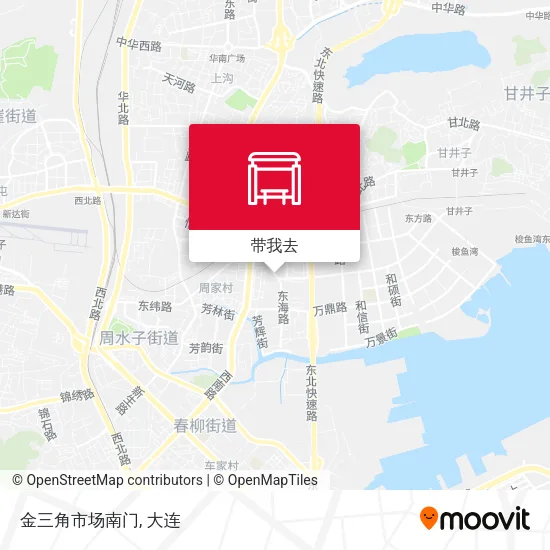 金三角市场南门地图