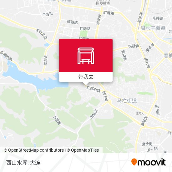 西山水库地图