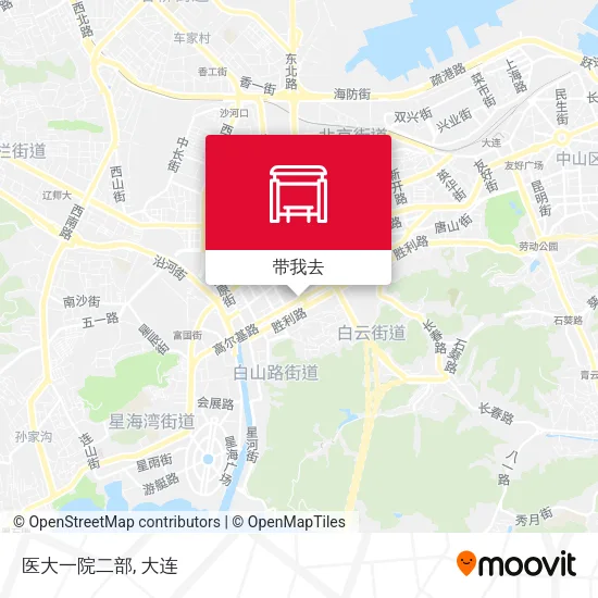 医大一院二部地图