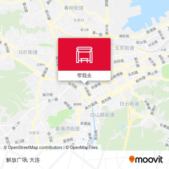 解放广场地图