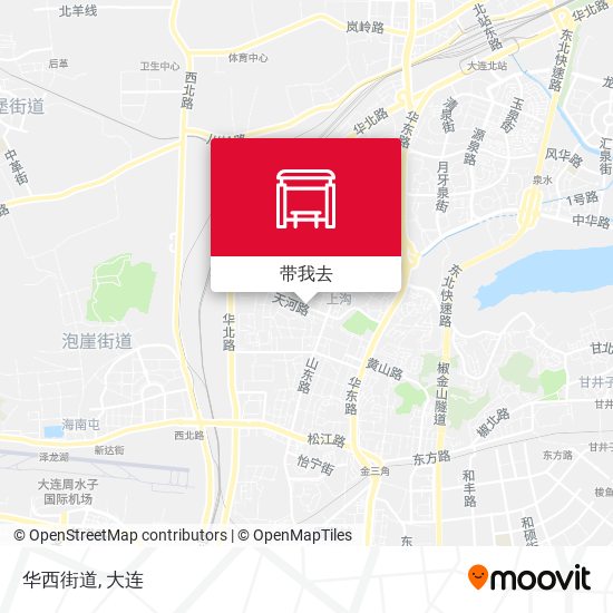 华西街道地图