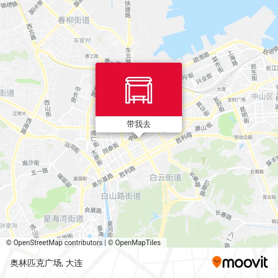 奥林匹克广场地图