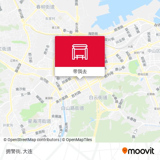 拥警街地图