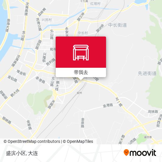 盛滨小区地图