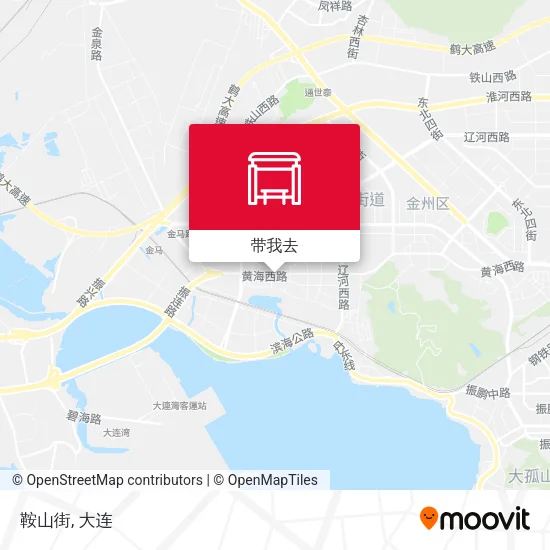 鞍山街地图