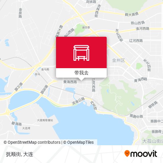 抚顺街地图