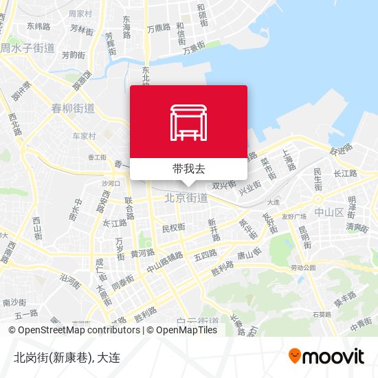 北岗街(新康巷)地图