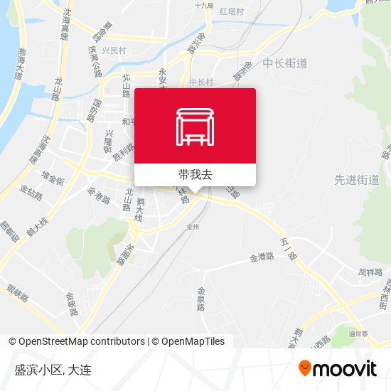 盛滨小区地图