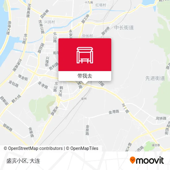 盛滨小区地图