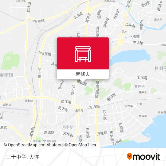 三十中学地图