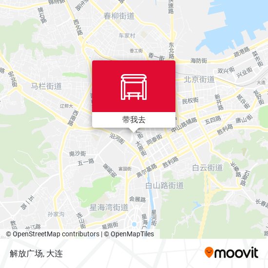 解放广场地图