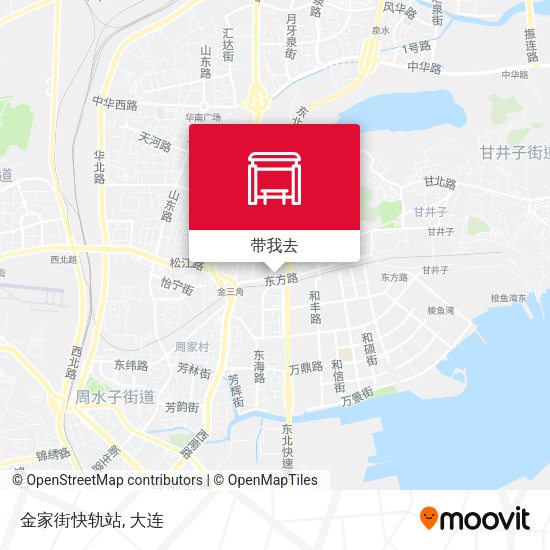 金家街快轨站地图