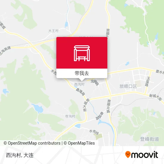 西沟村地图