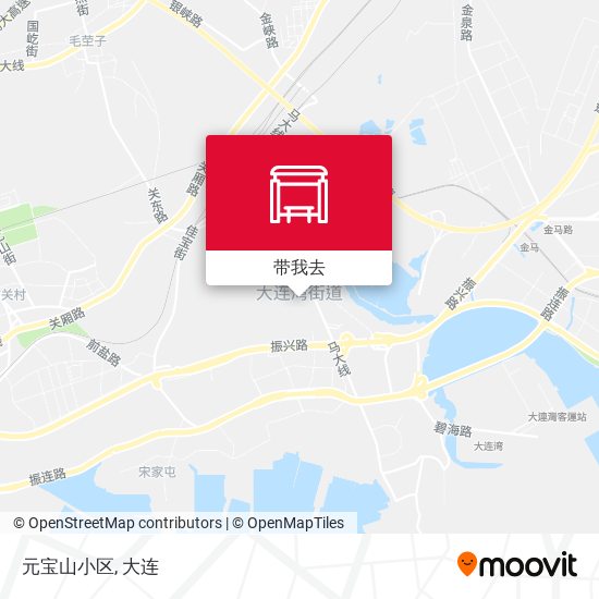 元宝山小区地图