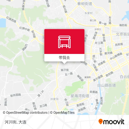 河川街地图