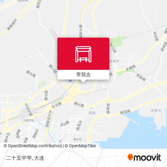 二十五中学地图