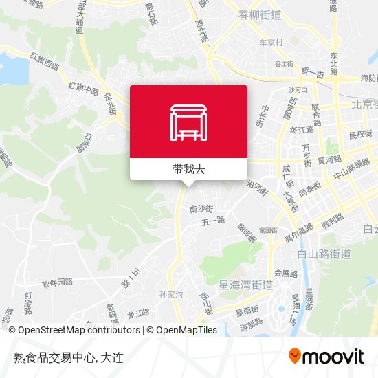 熟食品交易中心地图
