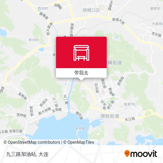 九三路加油站地图