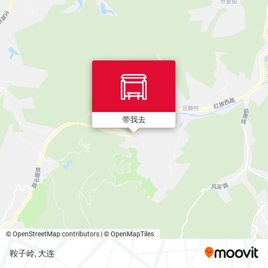 鞍子岭地图