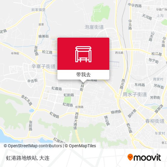 虹港路地铁站地图