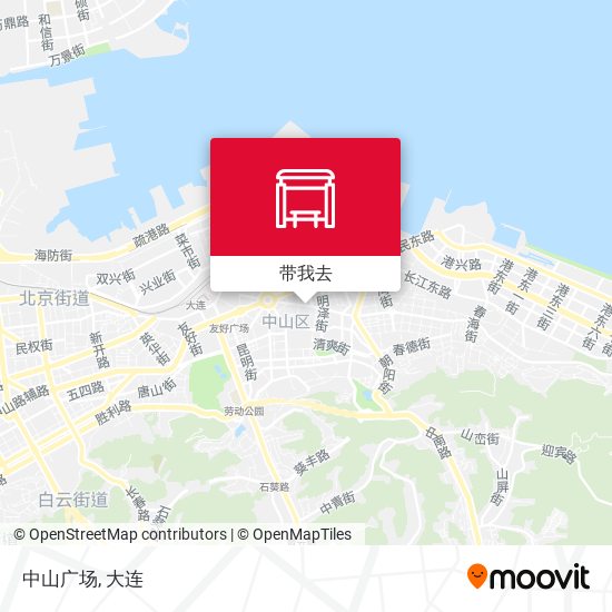 中山广场地图