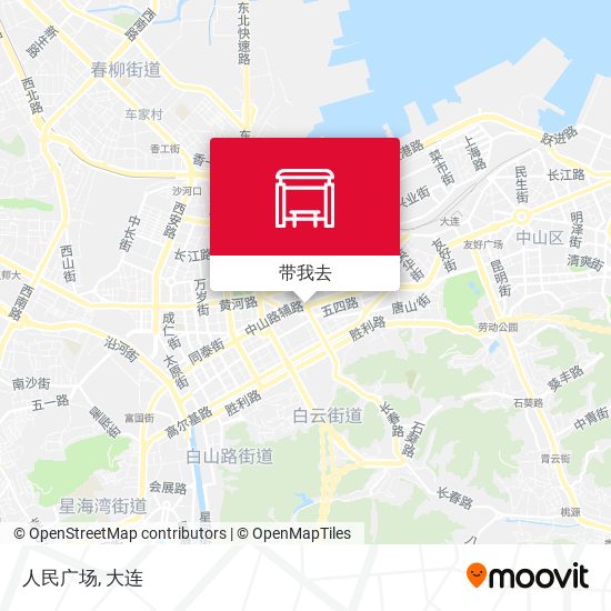 人民广场地图
