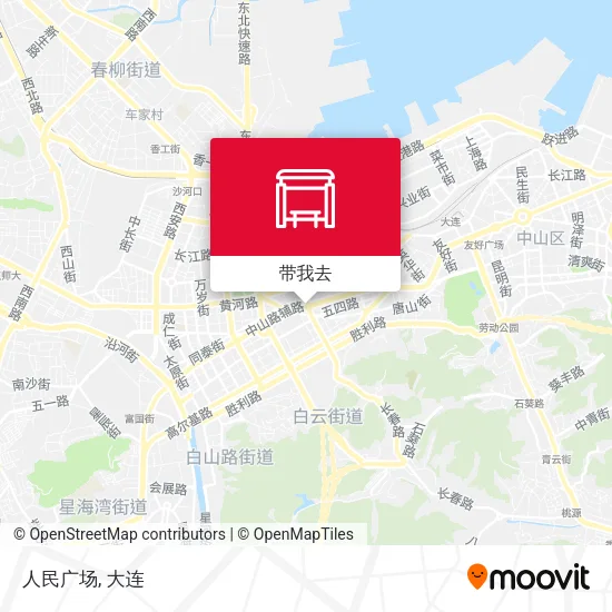 人民广场地图