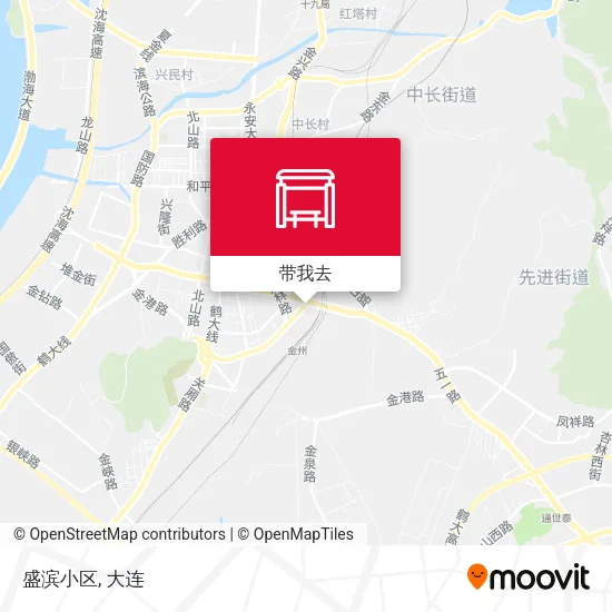 盛滨小区地图