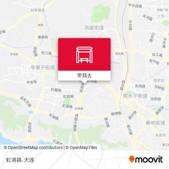 虹港路地图