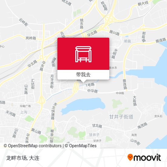 龙畔市场地图