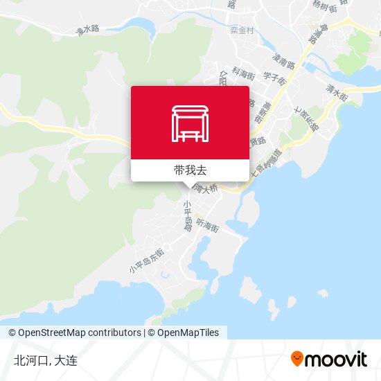 北河口地图