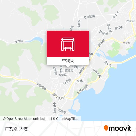 广贤路地图