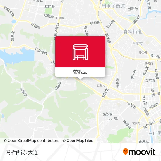 马栏西街地图