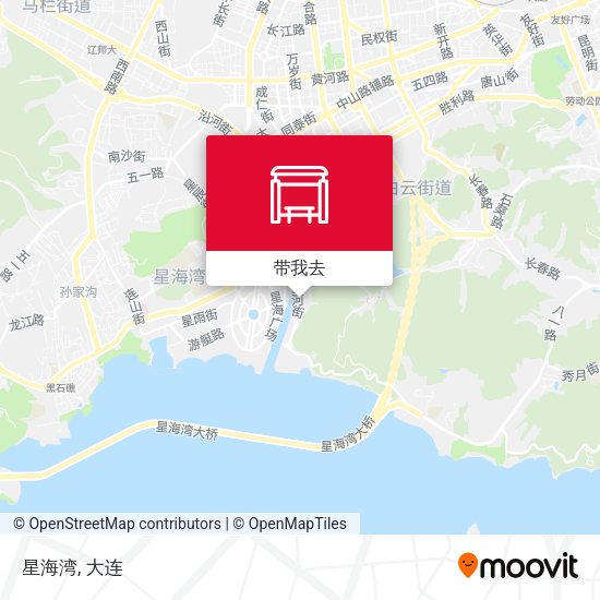 星海湾地图