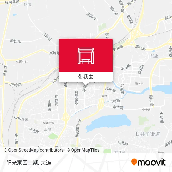 阳光家园二期地图