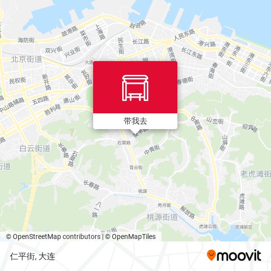仁平街地图