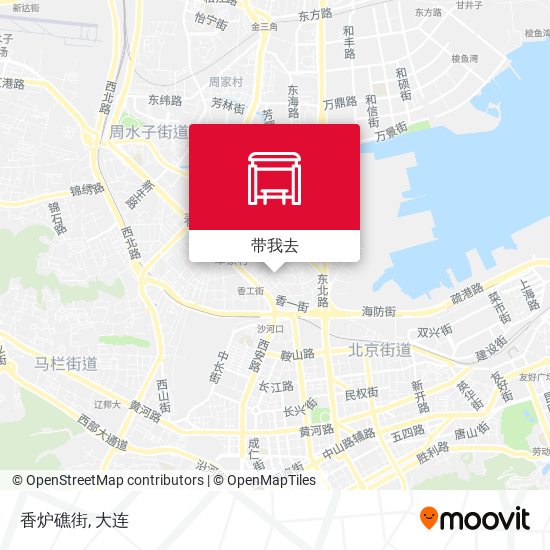 香炉礁街地图