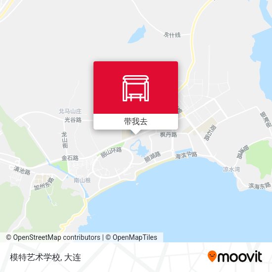 模特艺术学校地图