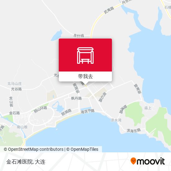 金石滩医院地图