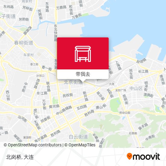 北岗桥地图