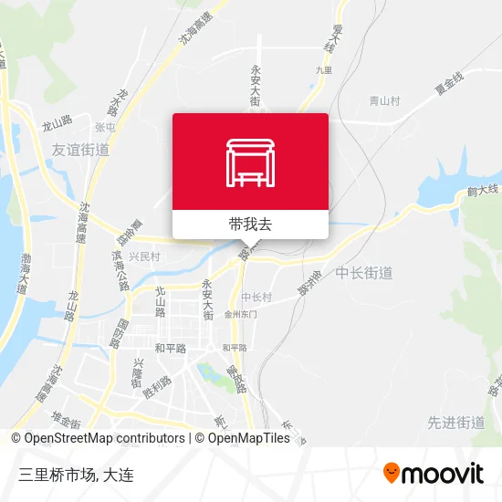 三里桥市场地图