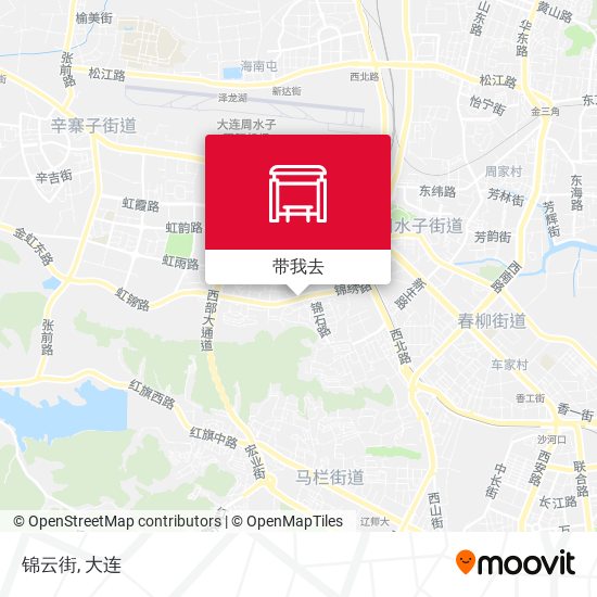 锦云街地图
